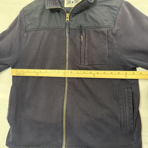 VTG Converse One Star Mens Jacket Navy Blue Full Zip Size Small Made In USA - Picture 11 of 16